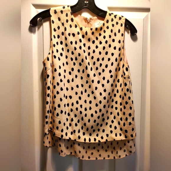 kate spade Tops - Kate Spade Leopard Dot Top